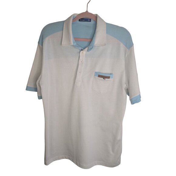 Bundle of Doublju Men's Polo Shirts Short Sleeve Light Blue & Gray Soft Sz XL - Picture 5 of 11